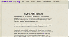 Desktop Screenshot of mikeaboutmoney.com