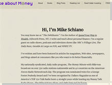 Tablet Screenshot of mikeaboutmoney.com